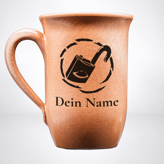 Tontasse Dieb 0,4L – mit Name – Proficiencies Kollektion – Sandstein