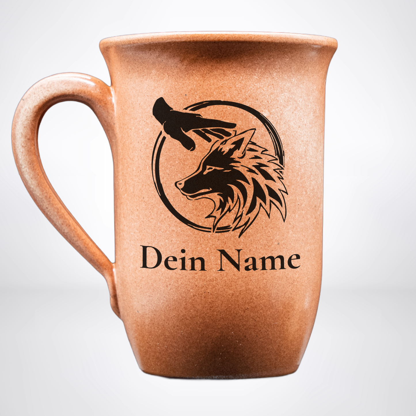 Tontasse Bestienmeister 0,4L – mit Name – Proficiencies Kollektion – Sandstein