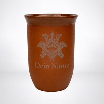 Tonbecher Ronin 0,4L – mit Name – Proficiencies Kollektion – Natur