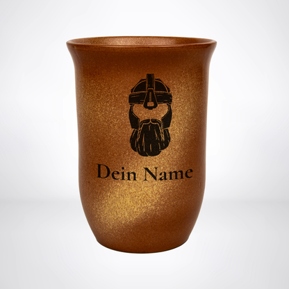 Tonbecher Zwerg 0,4L – mit Name – Spezies Kollektion – Sandstein