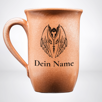 Tontasse Walküre 0,4L – mit Name – Proficiencies Kollektion – Sandstein