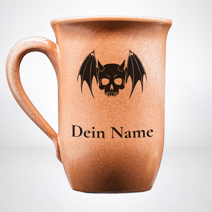 Tontasse Dämon 0,4L – mit Name – Spezies Kollektion – Sandstein