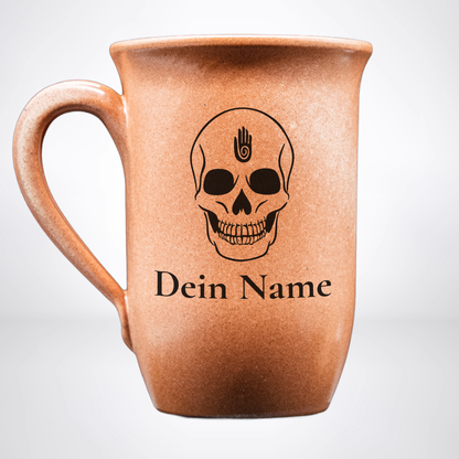 Tontasse Sterblicher 0,4L – mit Name – Spezies Kollektion – Sandstein