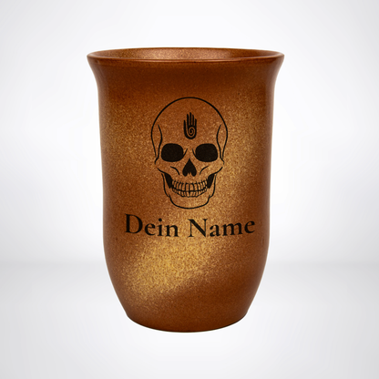 Tonbecher Sterblicher 0,4L – mit Name – Spezies Kollektion – Sandstein