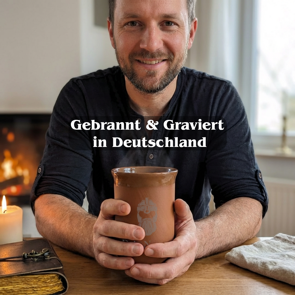 Tonbecher Zwerg 0,4L – mit Name – Spezies Kollektion – Natur