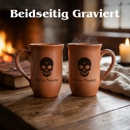 Tontasse Vampir 0,4L – mit Name – Proficiencies Kollektion – Sandstein