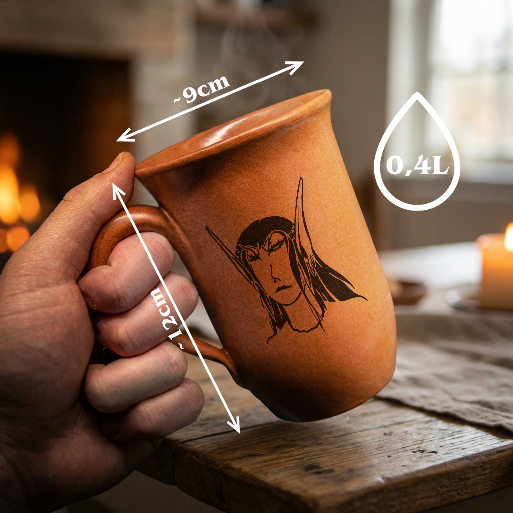 Tontasse Dunkelelf 0,4L – Spezies Kollektion – Sandstein