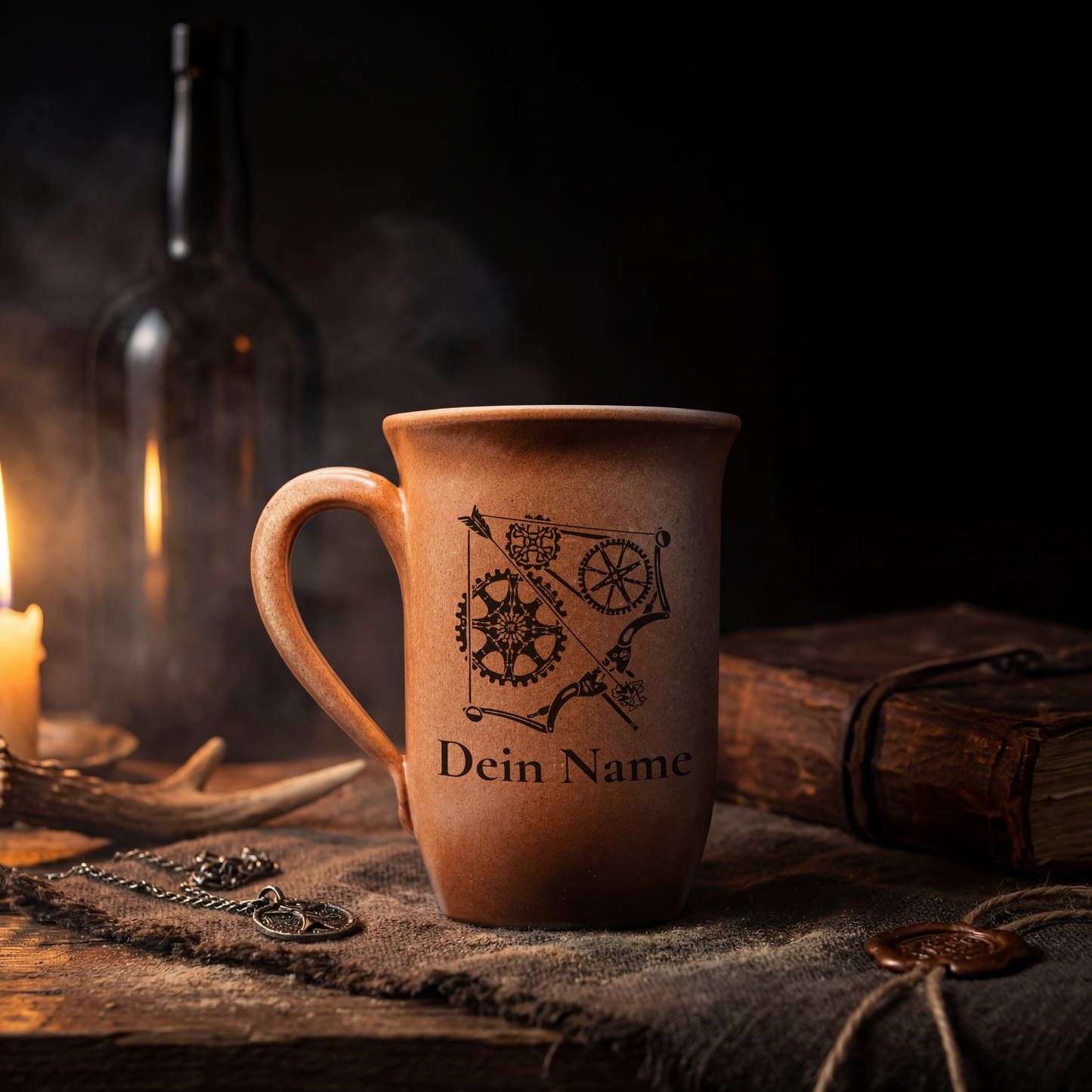 Tontasse Artificer 0,4L – mit Name – Proficiencies Kollektion – Sandstein