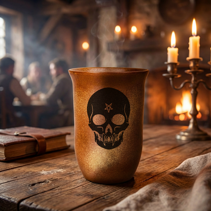 Tonbecher Vampir 0,4L – Proficiencies Kollektion – Sandstein