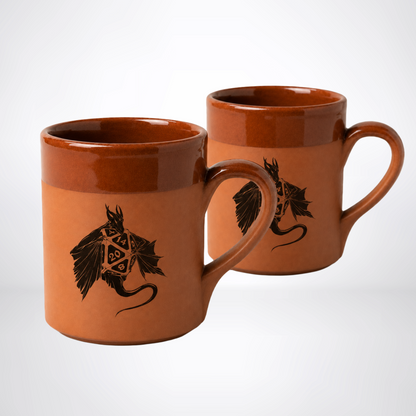 Tavernen-Tasse Drachenschatz aus Ton 0,33L