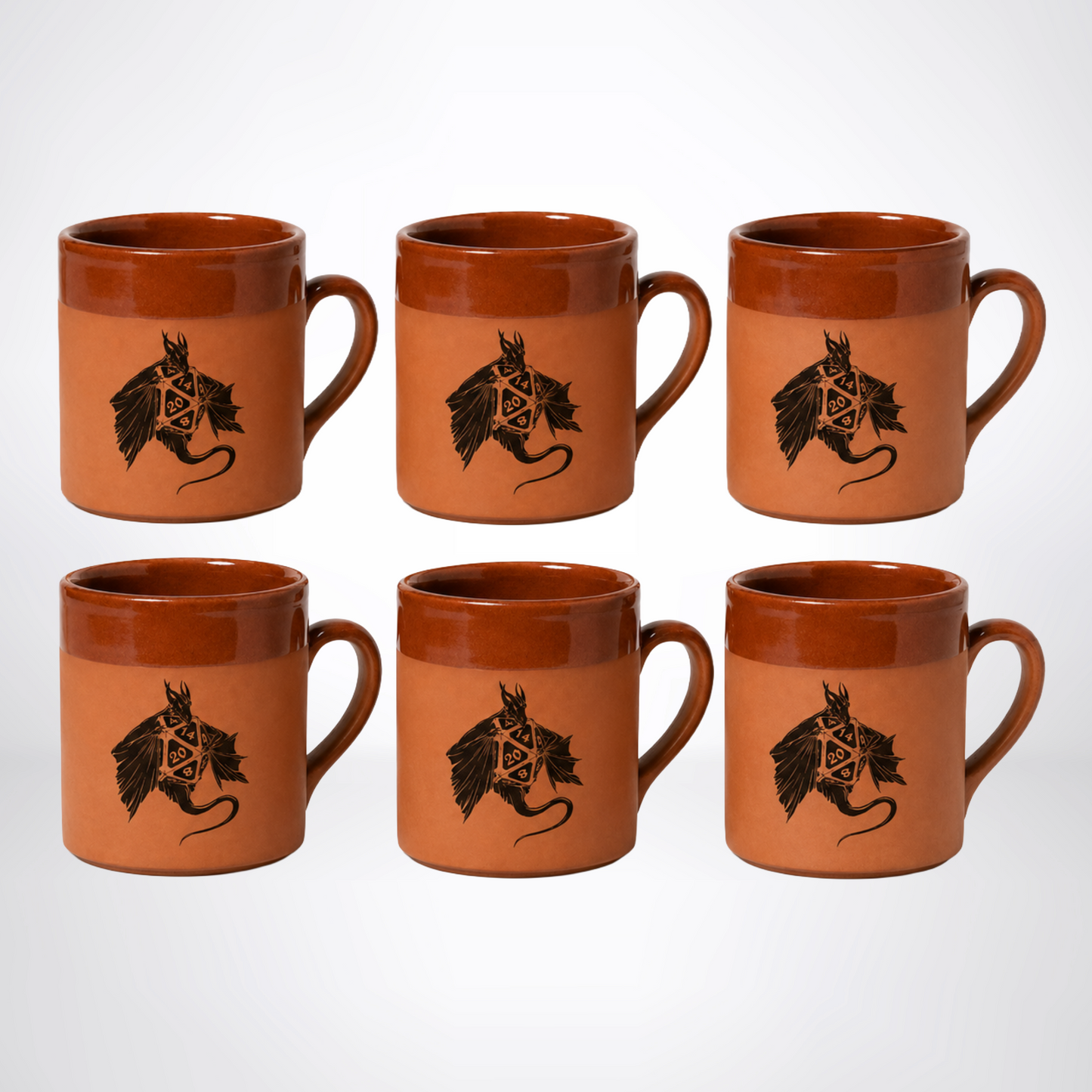 Tavernen-Tasse Drachenschatz aus Ton 0,33L