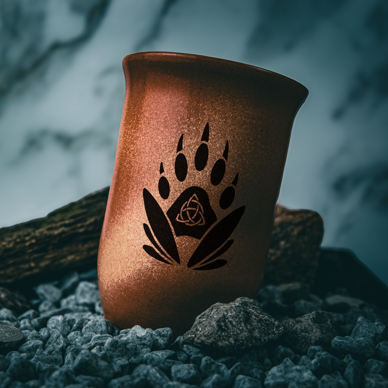 Tonbecher Druid 0,4L – Heldenpfade Kollektion
