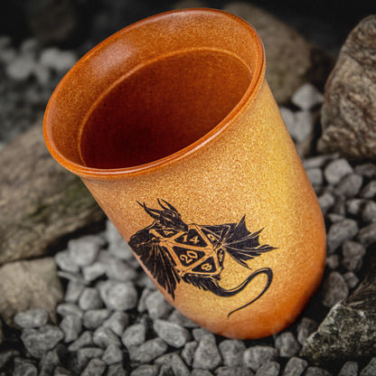 Tonbecher Drachenschatz - 0,4L - "Sandstein"