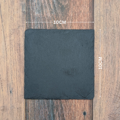 Personalisierter Getränke Untersetzer aus Schiefer - für LARP oder Pen & Paper