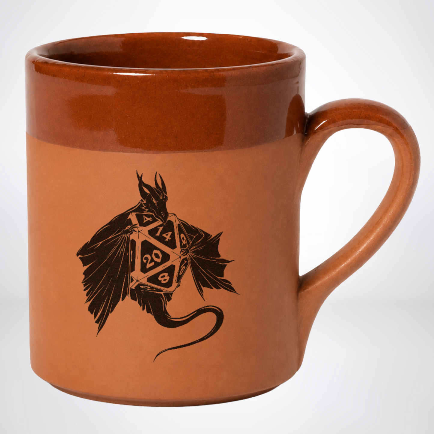 Tavernen-Tasse Drachenschatz aus Ton 0,33L