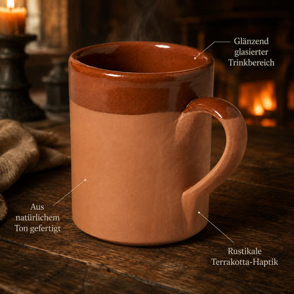 Tavernen-Tasse aus Ton 0,33L