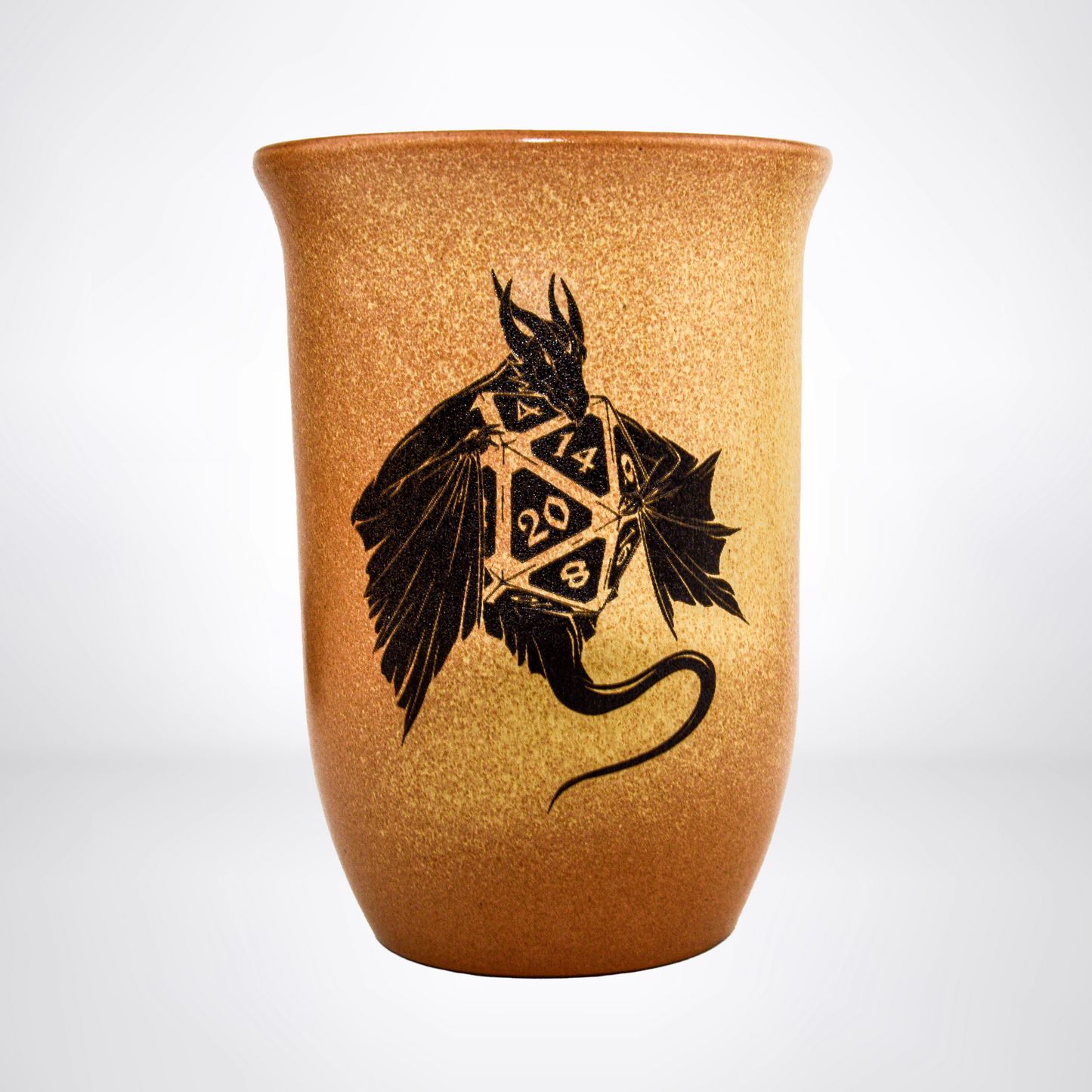 Tonbecher Drachenschatz - 0,4L - "Sandstein"